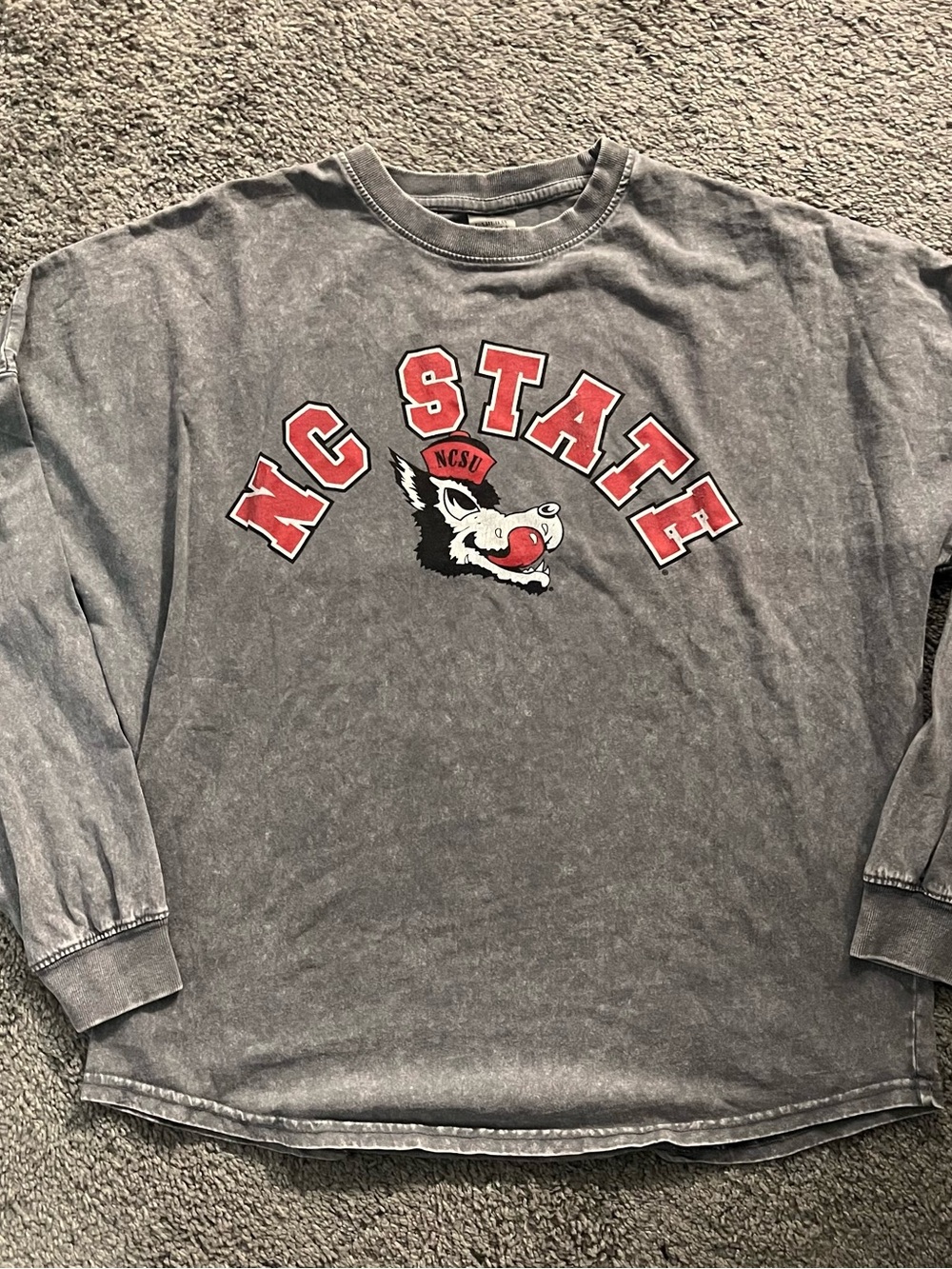 NC State Wolfpack Gray Long Sleeve